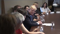 Michelle Steel at the Sanctuary City Roundtable with President Trump